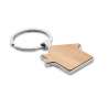 BURNIE - Metal bambou house key ring - Wooden product at wholesale prices