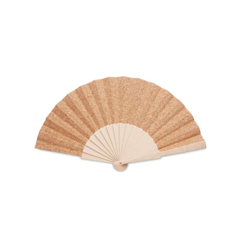 Wood and cork fan - Fan at wholesale prices