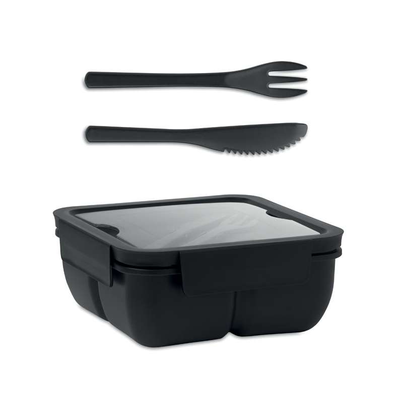 SATURDAY - Lunch box with cutlery 600ml - Bento at wholesale prices