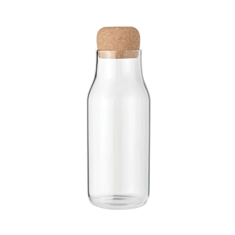 Glass bottle with cork lid 600 ml - Gourd at wholesale prices