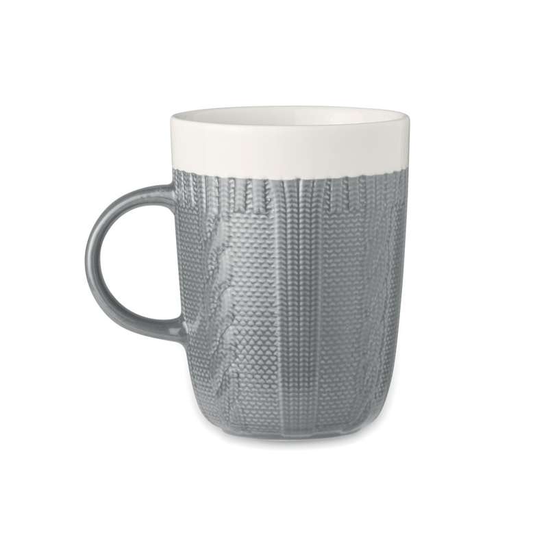 KNITTY - Mug en céramique 310 ml - Tasse à prix grossiste