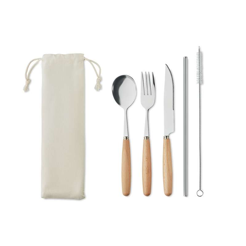 CUSTA SET Stainless steel cutlery - Covered at wholesale prices