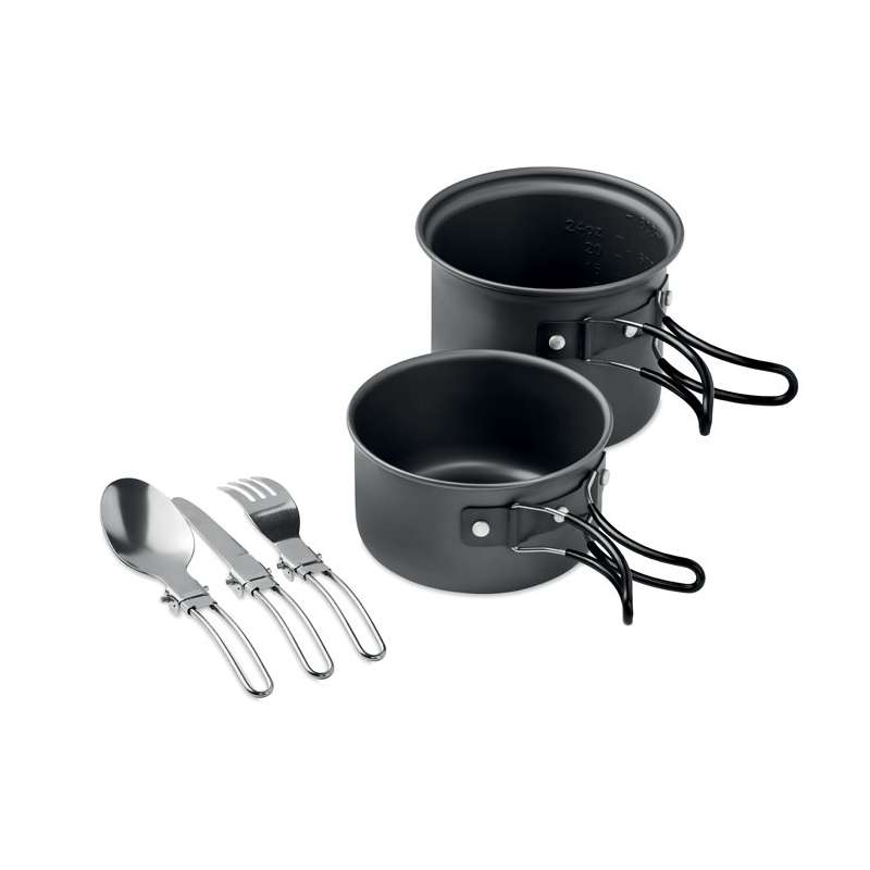 SET popote Camping pots and cutlery - saucepan at wholesale prices