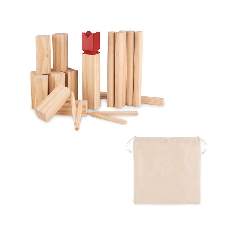KING Pine wood throwing game - Wooden game at wholesale prices