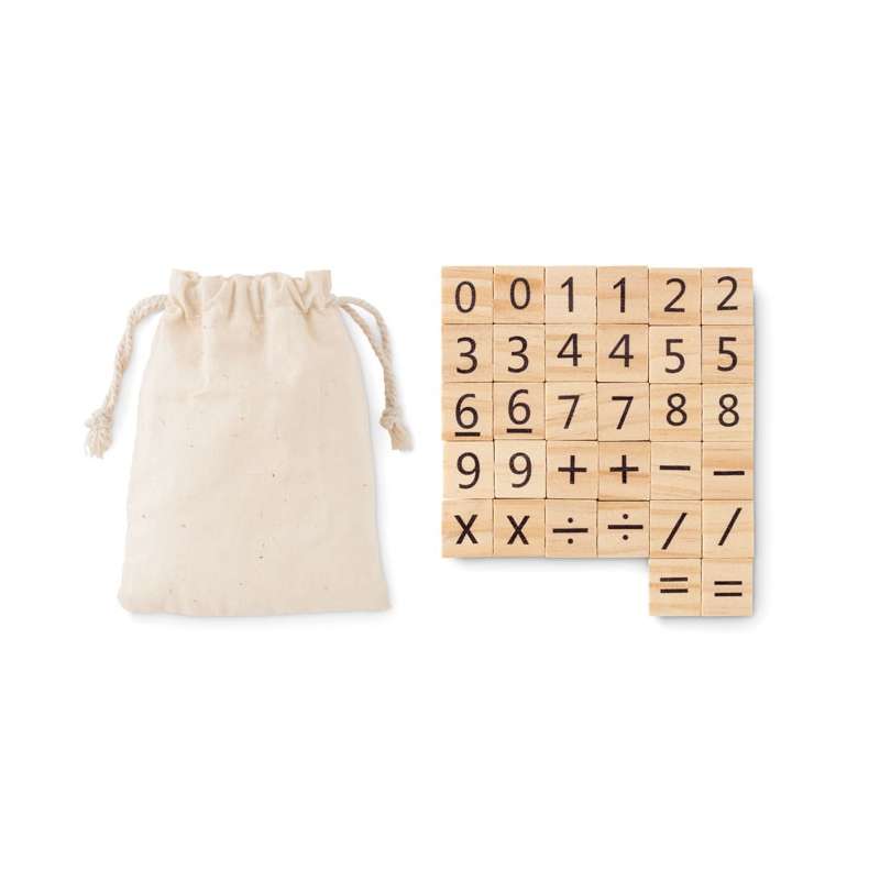 EDUCOUNT Educational wooden counting game - Wooden game at wholesale prices