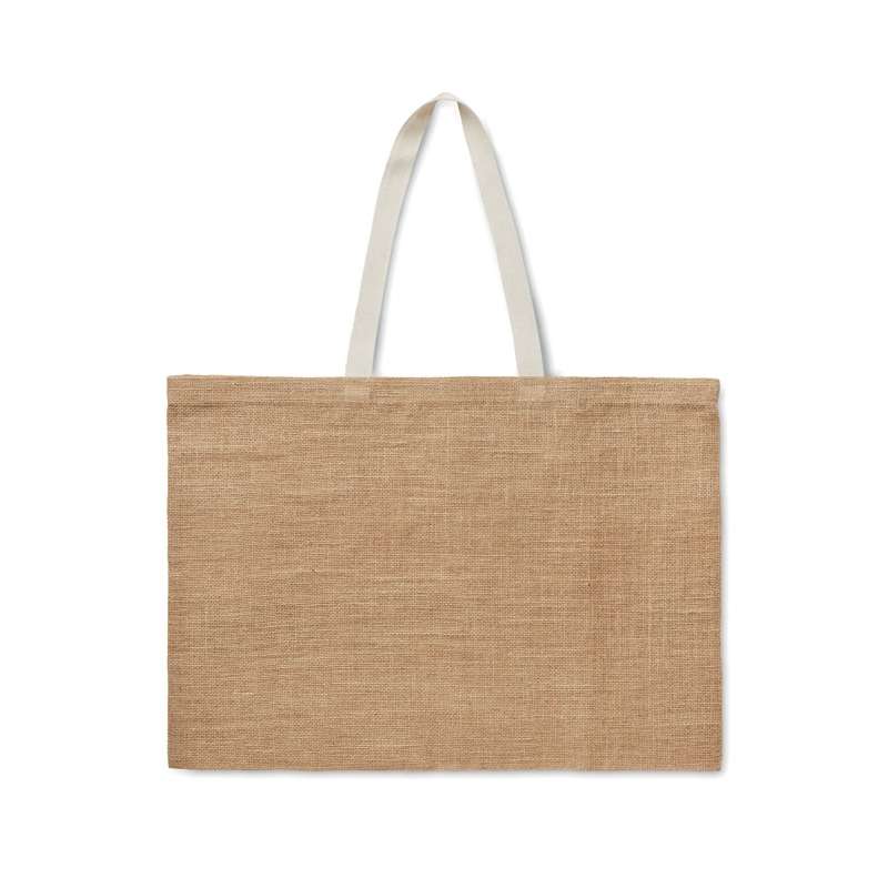 FULLA Jute shopping bag - Natural bag at wholesale prices
