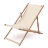 Wooden deckchair 120 cm (in stock) - beach chair at wholesale prices