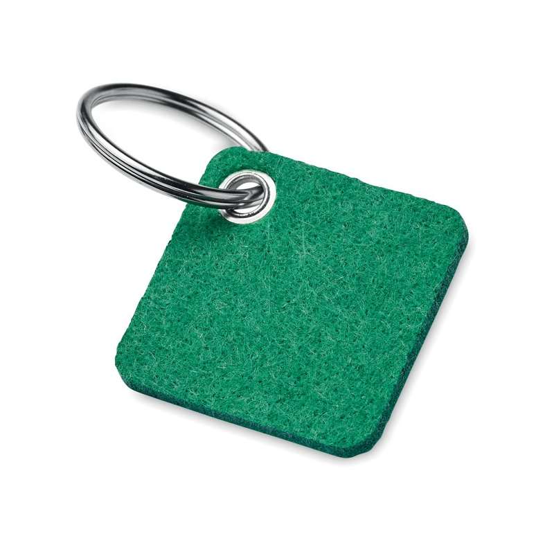 AUKIO Felt key ring RPET - Recyclable accessory at wholesale prices