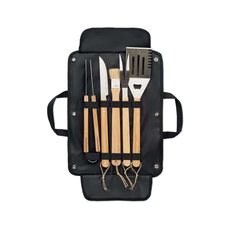 ALLIER 5 BBQ tools in a pouch - Various tools at wholesale prices