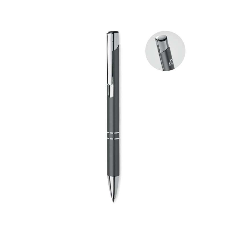 DONA Recycled aluminium ballpoint pen - Recyclable accessory at wholesale prices