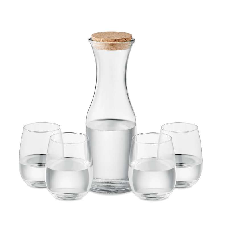 PICCADILLY Recycled glass drink set - Decanter at wholesale prices