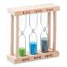 EI Set of 3 wooden sand timers - Hourglass at wholesale prices