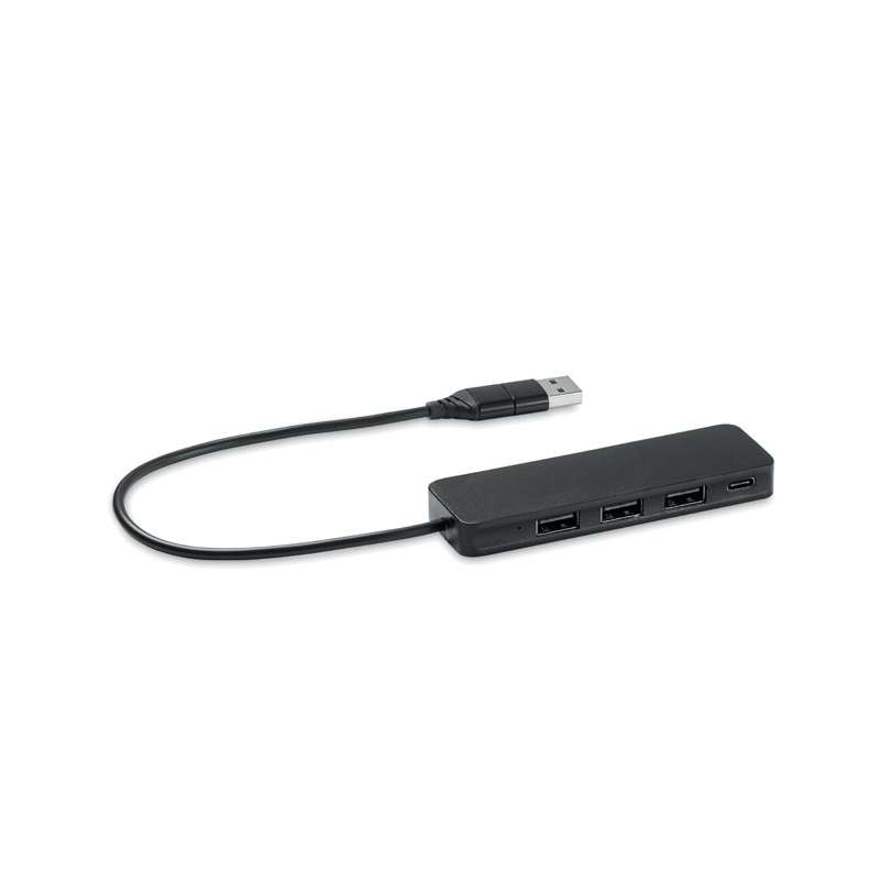 HUBBIE USB-C 4 port USB hub - Hub at wholesale prices
