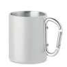 AROM - Mug en métal anse mousqueton - Mug pour sublimation à prix grossiste