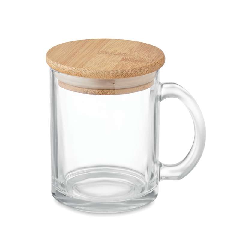 CELESTIAL - Recycled glass mug 300 ml - glass mug at wholesale prices