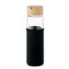 TINAROO - Glass and bambou bottle 600ml - glass bottle at wholesale prices