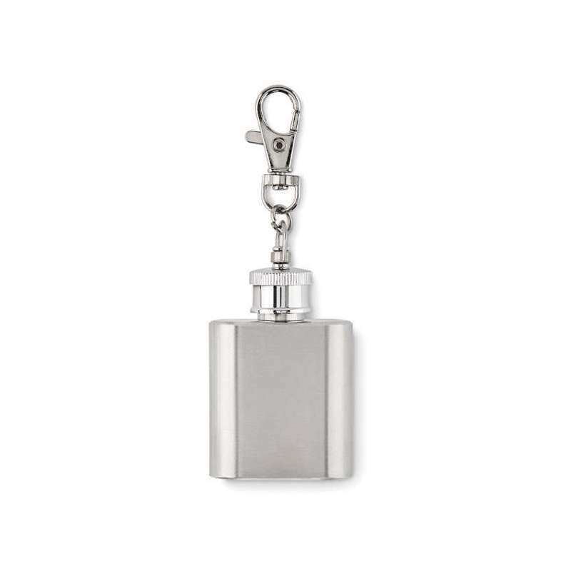 Stainless Steel Keychain with 28ml Flask at wholesale prices - Flask at wholesale prices Stainless Steel Keychain with 28ml Flask at wholesale prices - Flask at wholesale prices