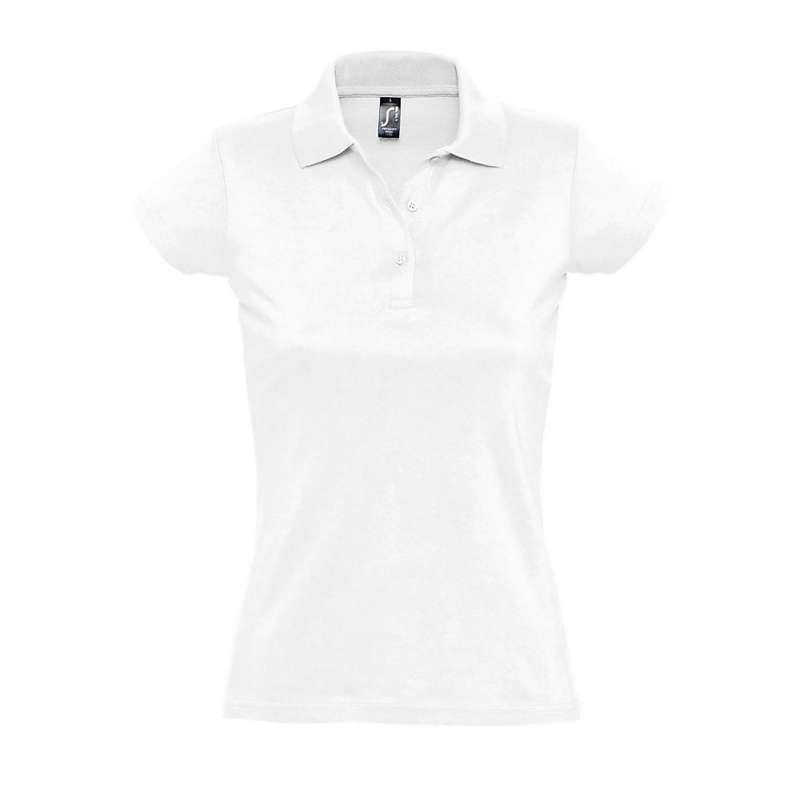 PRESCOTT WOMEN White - Women's polo shirt at wholesale prices