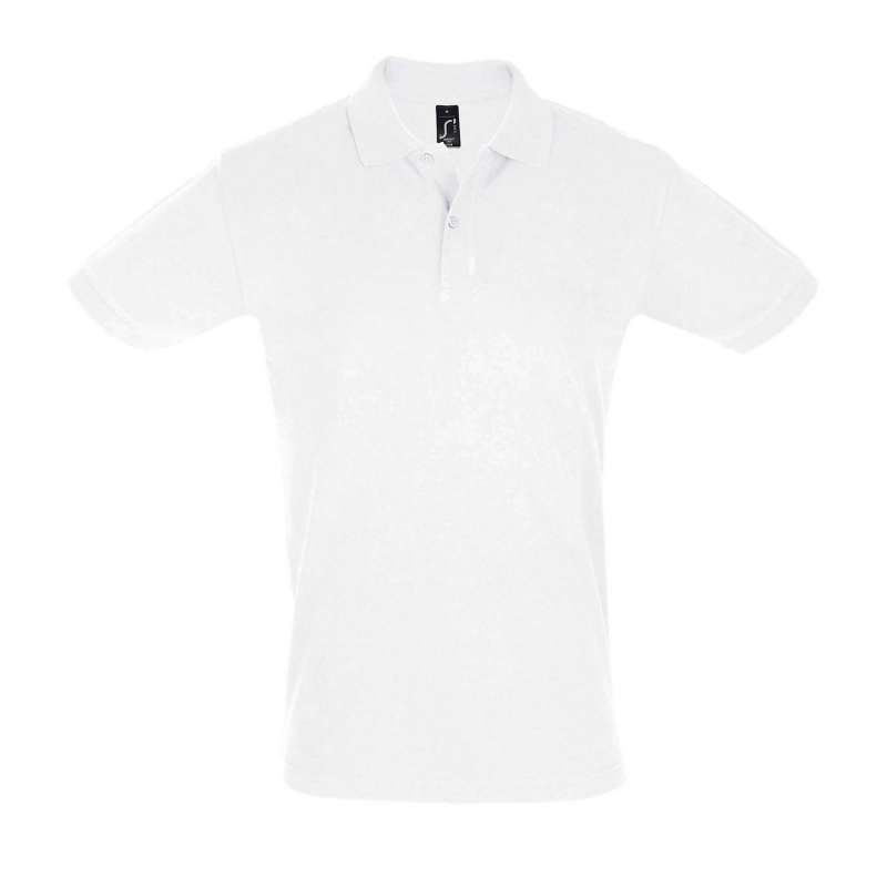 PERFECT MEN White - Men's polo shirt at wholesale prices