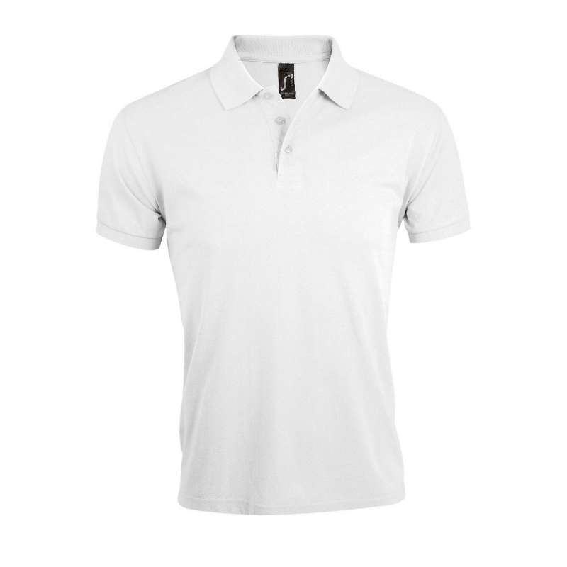PRIME MEN White - Men's polo shirt at wholesale prices