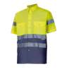CHEMISE BICOLORE MC HV - vêtement de haute visibilité à prix de gros