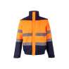Bicolore HV jas maat M/L met zakken - kleding met hoge zichtbaarheid tegen groothandelsprijzen Bicolore HV jas maat M/L met zakken - kleding met hoge zichtbaarheid tegen groothandelsprijzen