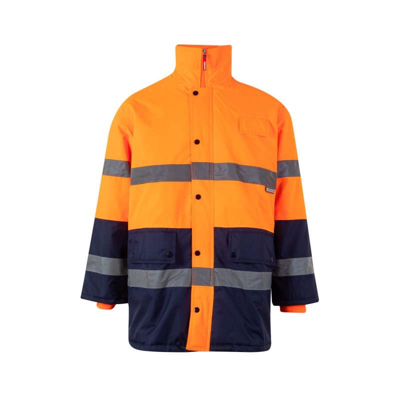 Bicolor parka met hoge zichtbaarheid tegen groothandelsprijzen - kleding met hoge zichtbaarheid tegen groothandelsprijzen