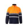 Chaqueta polar bicolor de alta visibilidad - ropa de alta visibilidad a precios de mayorista