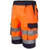 Zweifarbige Hochsichtbare Bermuda-Shorts - hochsichtbare Kleidung zu Großhandelspreisen Zweifarbige Hochsichtbare Bermuda-Shorts - hochsichtbare Kleidung zu Großhandelspreisen