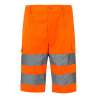 Bermuda de alta visibilidade com 6 bolsos - vestuário de alta visibilidade a preço grossista