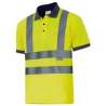 Polo bicolore in 100% poliestere - abbigliamento ad alta visibilità a prezzi all'ingrosso