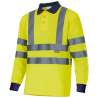 POLO BICOLORE polyester ML HV - vêtement de haute visibilité à prix grossiste POLO BICOLORE polyester ML HV - vêtement de haute visibilité à prix grossiste