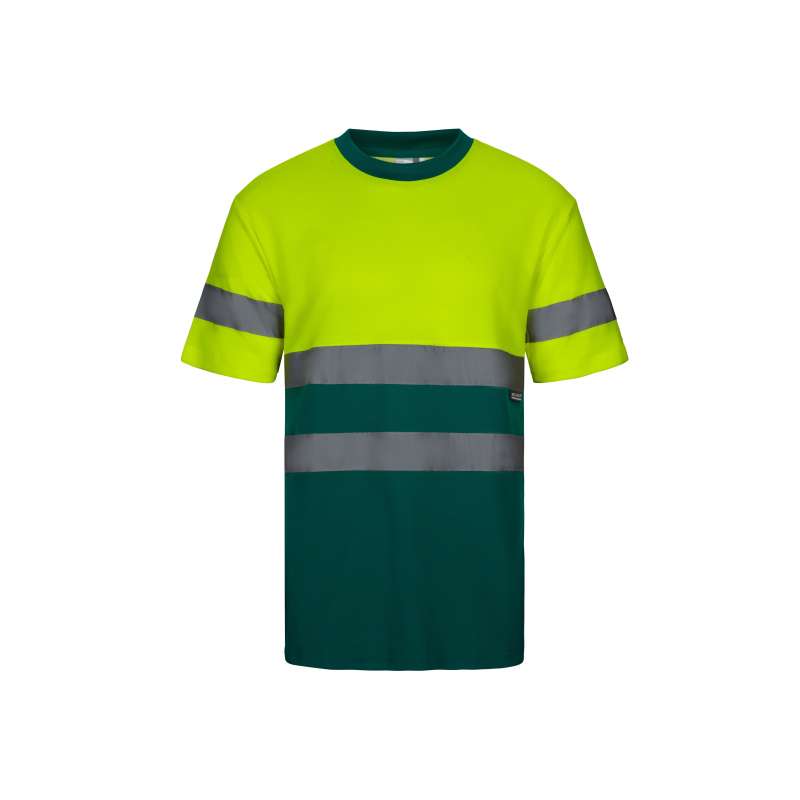 T-shirt bicolore a maniche corte 100% cotone a prezzi all'ingrosso - T-shirt a prezzi all'ingrosso