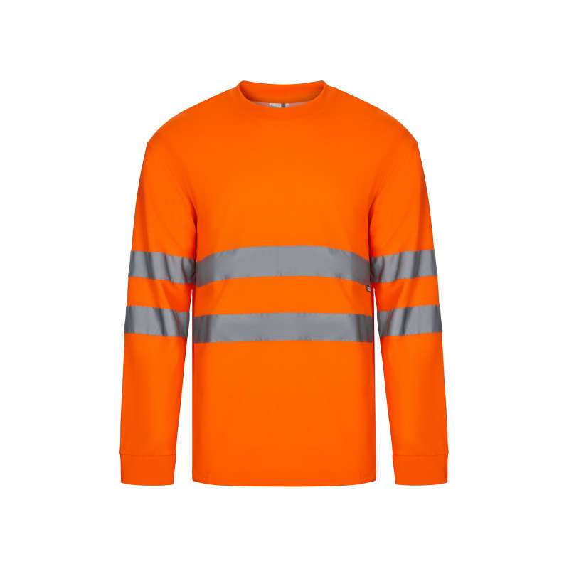 T-shirt en coton à manches longues HV à prix de gros - vêtement de haute visibilité à prix grossiste