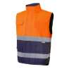 Bicolor Gewatteerd Vest - kleding met hoge zichtbaarheid tegen groothandelsprijzen