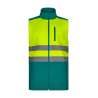 Zweifarbige Softshell-Weste - hochsichtbare Kleidung zu Großhandelspreisen