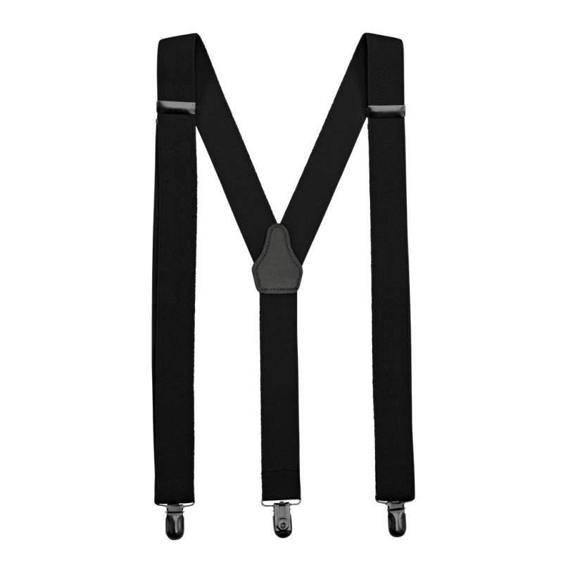 Elastische bretels 30mm met leren achterkant - bretels tegen groothandelsprijzen