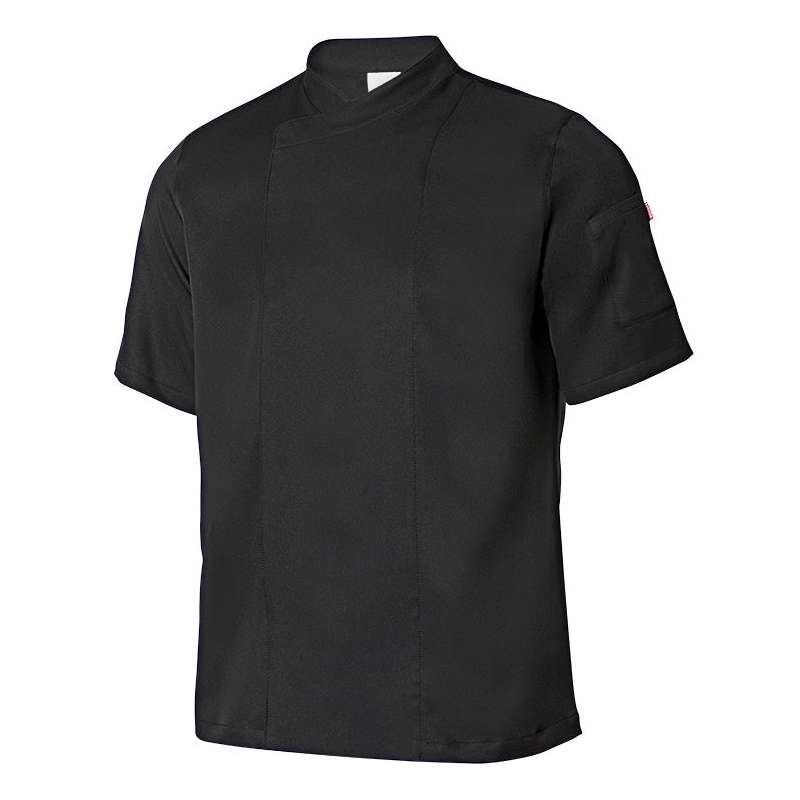 Chaqueta de cocina de microfibra de manga corta - chaqueta de cocina a precios de mayorista