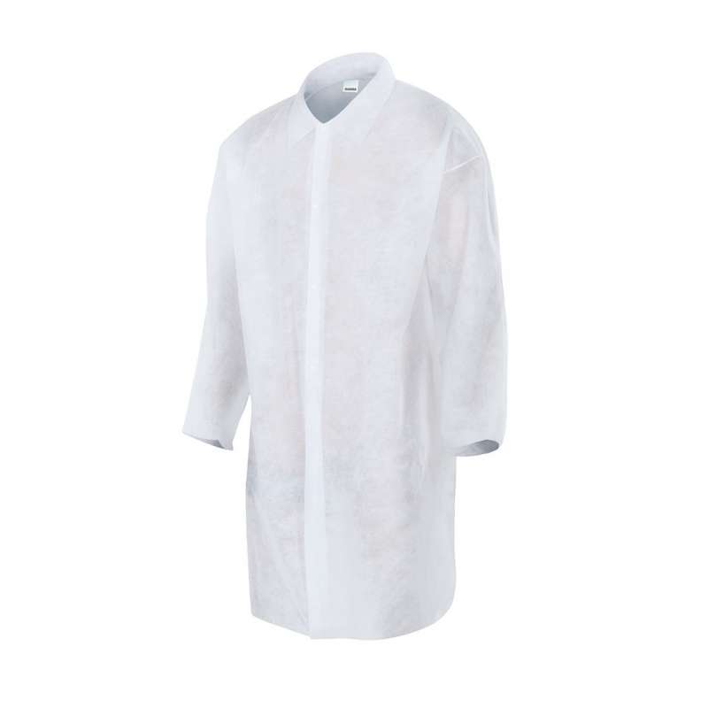 Einwegbluse mit Druckknöpfen, 25 Stück zu Großhandelspreisen - Bluse zu Großhandelspreisen