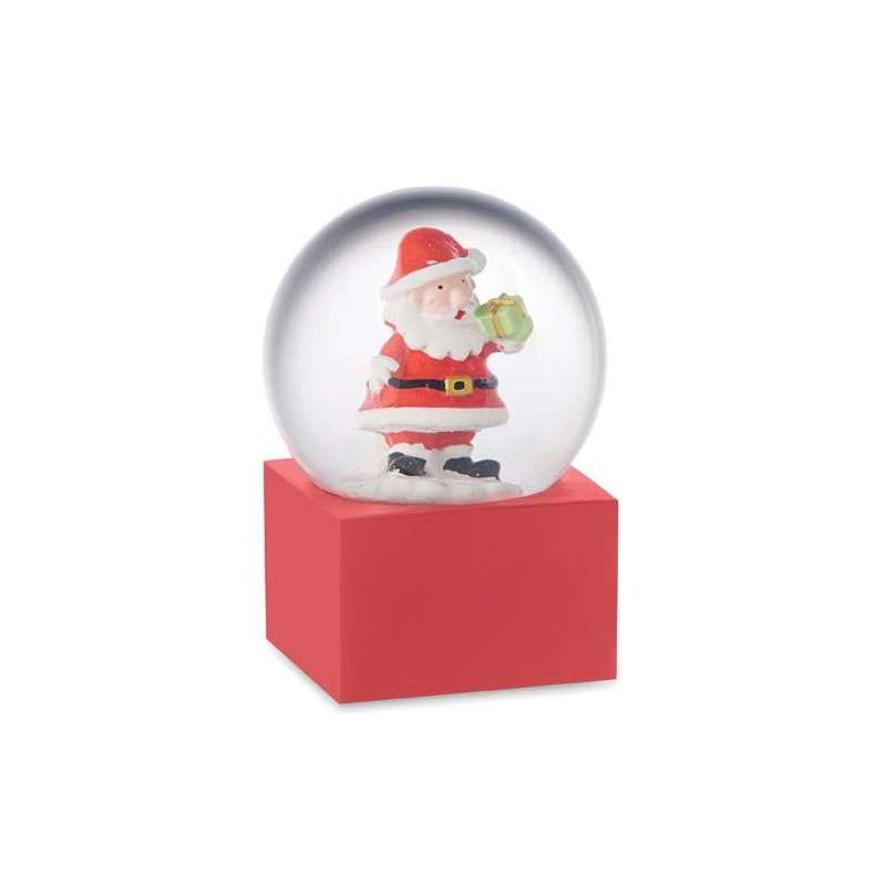 Kleine glazen sneeuwbol met polyresin voet tegen groothandelsprijzen - sneewbol tegen groothandelsprijzen