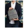 Borsa isoterma doppio scomparto grigia 25x20cm - Accessorio riciclabile a prezzi all'ingrosso