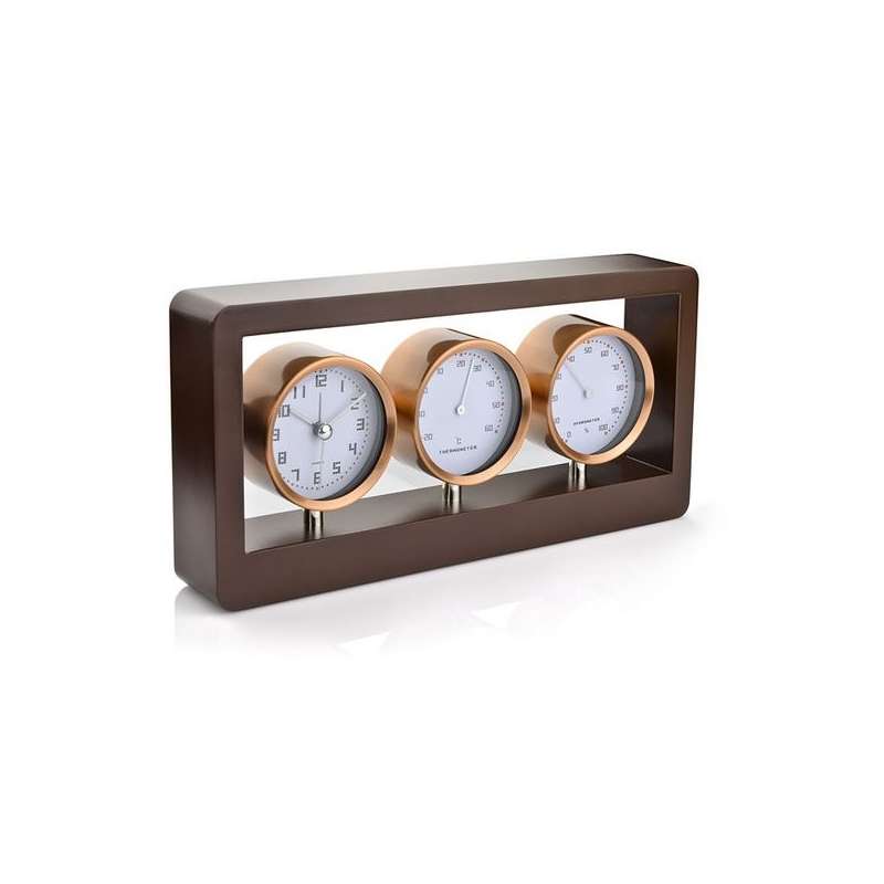 Wetterstation aus Holz, kompaktes Format - Hygrometer zu Großhandelspreisen