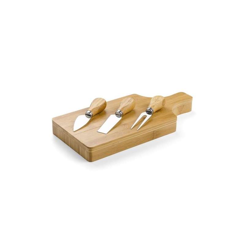 Bamboe kaasplank 40x30 cm - Kaasmes tegen groothandelsprijzen