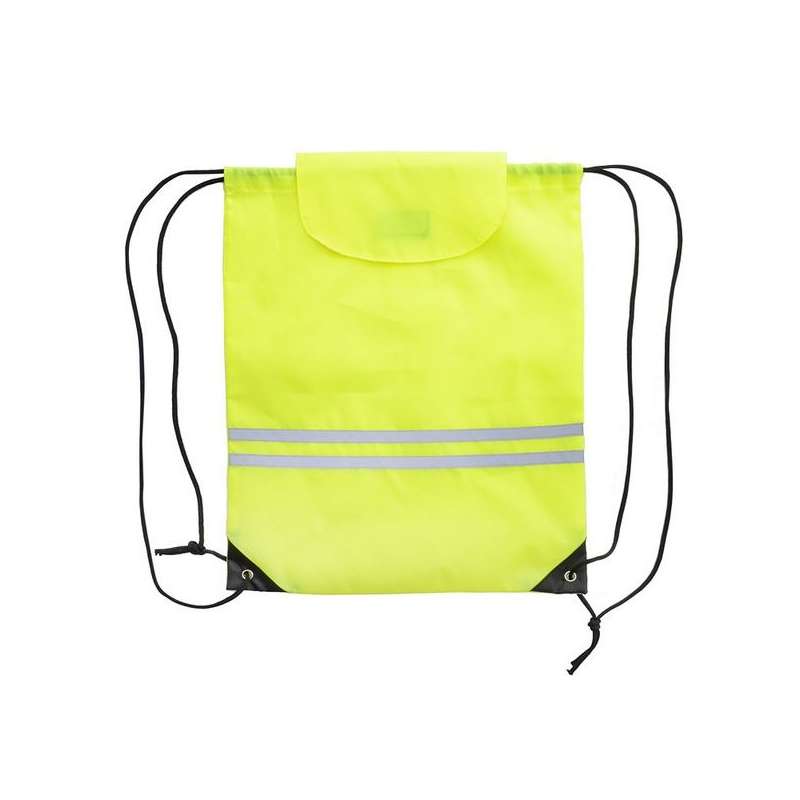 Sac à dos à 2 cordons réfléchissant REFLECT - Sac à dos à prix de gros