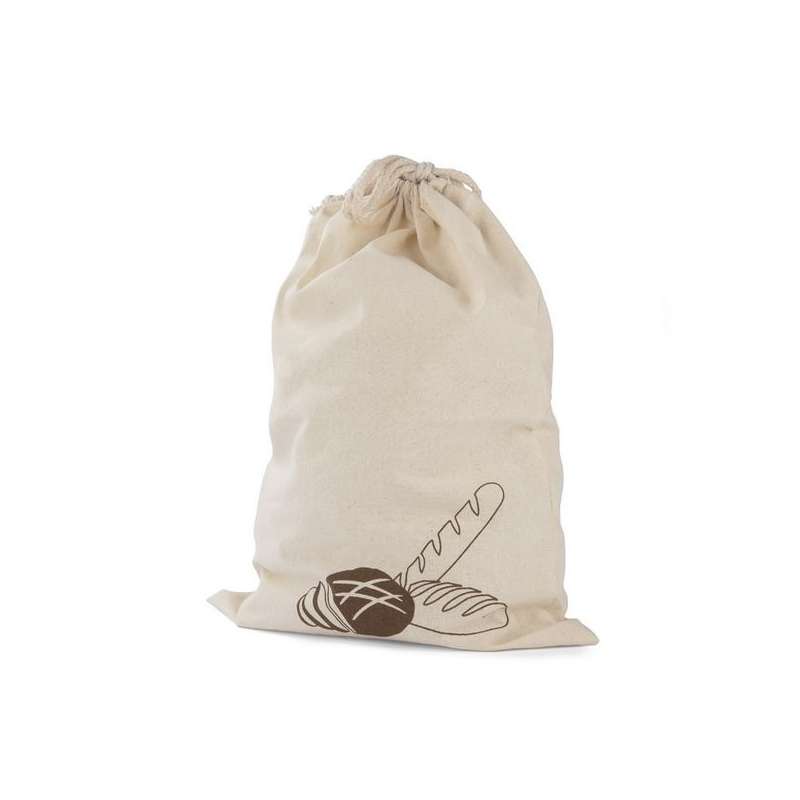 Borsa per pane in cotone beige 120 g/m2 a prezzi all'ingrosso - Sac à pain in Italian is "Sacca per il pane". a prezzi all'ingrosso