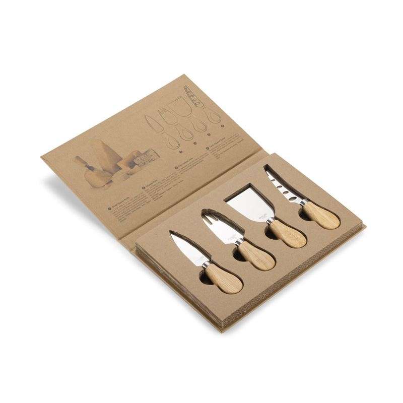 Set de 4 cuchillos de queso de inox - Cuchillo para queso a precios de mayorista