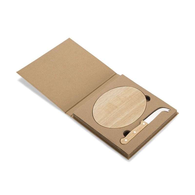 Conjunto de faca e tábua de queijo 30 cm - Faca de queijo a preço grossista