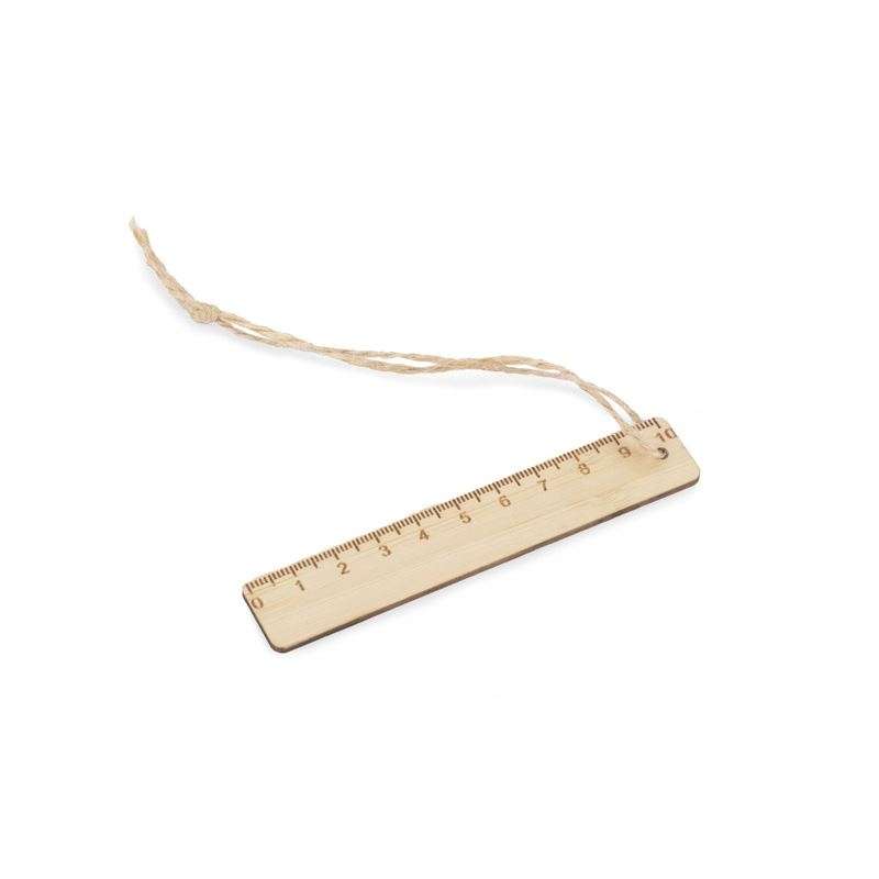 Regra de bambu de 10 cm com corda a preço grossista - Regra a preço grossista