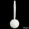 Suspension de noël boules pailletées x10 D6 - Boule de Noël à prix de gros