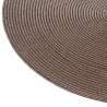 Set de table tressé D38cm taupe - set de table à prix de gros Set de table tressé D38cm taupe - set de table à prix de gros